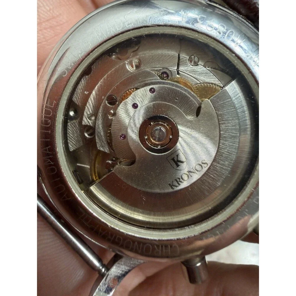 Kronos Automatic Chronograph 49 Rubis Ref. A0893.A Swiss Runs Read Desc